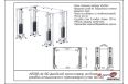 Двойной кроссовер на базе реабилитационного тренажера ARMS (стек 4х100кг) AR083.4х100 фото 1