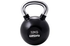 Гиря Profi-fit обрезиненная с хромированной ручкой 32кг