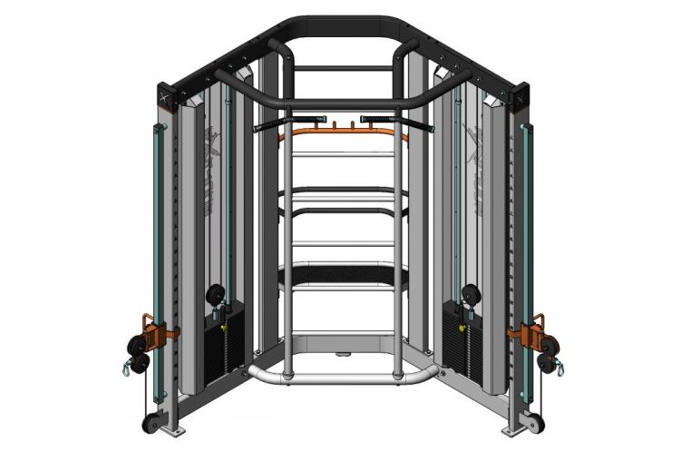 Кроссовер с шведской лестницей и турником eXplode V-Sport KF-S5.1 