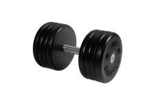 Гантель классик MB Barbell с вращающейся ручкой 40 кг MB-FdbEM-B40