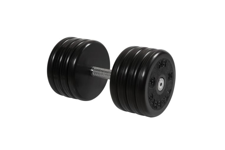 Гантель классик MB Barbell с вращающейся ручкой 46 кг MB-FdbEM-B46 