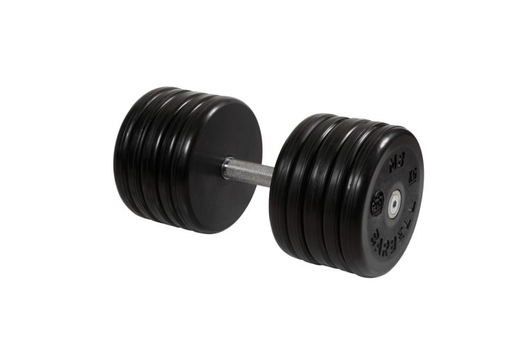 Гантель классик MB Barbell с вращающейся ручкой 56 кг MB-FdbEM-B56 