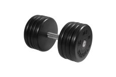 Гантель неразборная, классик, с невращ. хром. ручкой, 42 кг MB Barbell MB-FdbEM-BN42