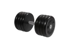 Гантель неразборная, классик, с невращ. хром. ручкой, 45 кг MB Barbell MB-FdbEM-BN45