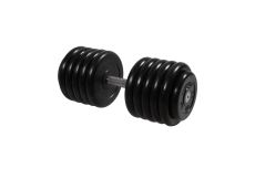 Гантель неразборная, с невращ. хром. ручкой, 56 кг MB Barbell MB-FdbM-BN56