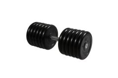 Гантель неразборная, с невращ. хром. ручкой, 61 кг MB Barbell MB-FdbM-BN61