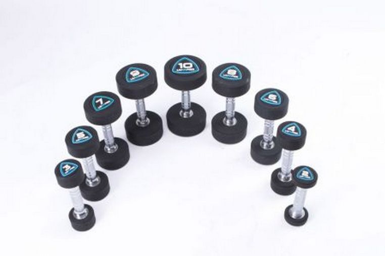 Гантели в уретане 2 кг Live Pro Studio Dumbbells LP8075-02 фото 3