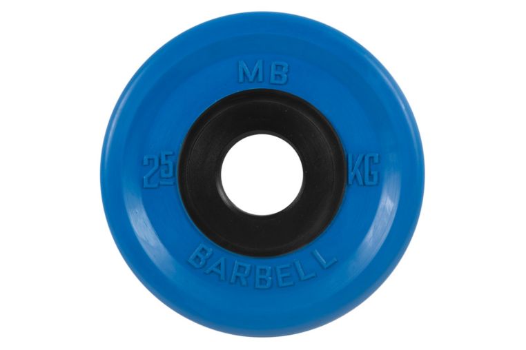 Диск олимпийский d51мм евро-классик MB Barbell MB-PltCE-2,5 2,5 кг синий 