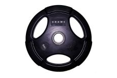 Диск олимпийский обрезиненный D 51 15 кг Grome Fitness WP074 черный