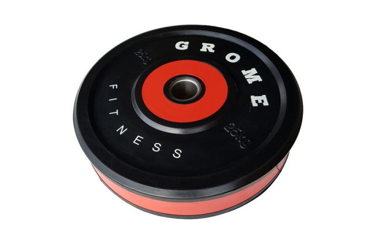 Диск обрезиненный Grome Fitness WP-080 25кг фото 1