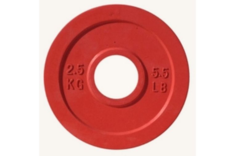 Диск Johns d51мм, 2,5кг DR71025 - 2,5С красный 