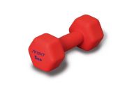 Гантель в неопреновой оболочке 5 кг SkyFit SF-ND-5K красный