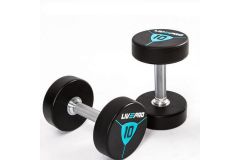 Гантели в уретане 44 кг Live Pro Premium Urethane Dumbbells LP8000-44