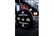 Диск EVO BUMPER PLATE 25кг YouSteel чёрный