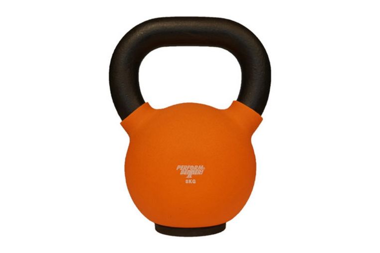 Обрезиненная гиря 8 кг Perform Better Neoprene Kettlebell 8934 оранжевый 