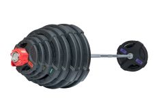 Штанга олимпийская 218 кг Original Fit.Tools диски с двумя хватами