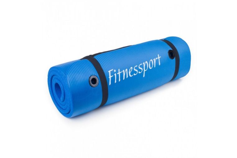 Коврик гимнастический Fitnessport 1800x600x15mm (синий) 