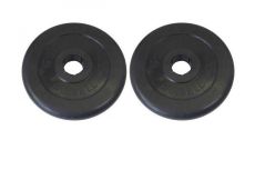 Диски обрезиненные d51 2x10кг MB Barbell Atlet MB-AtletB50-10 черный