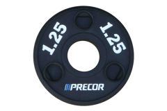 Олимпийский диск в уретане Precor FM\UPP-1.25KG\BK-LZ-00 1,25 кг, черный, лазерная гравировка