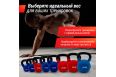 Гиря виниловая 32 кг UnixFit KBVIN32BL Blue фото 7