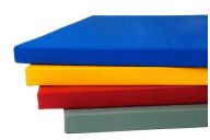 Татами Верх JUDO EURO 650 гр/м2 низ Antislip Vinitol 635 гр/м2 «вафля» 50мм 1*1м DSFight